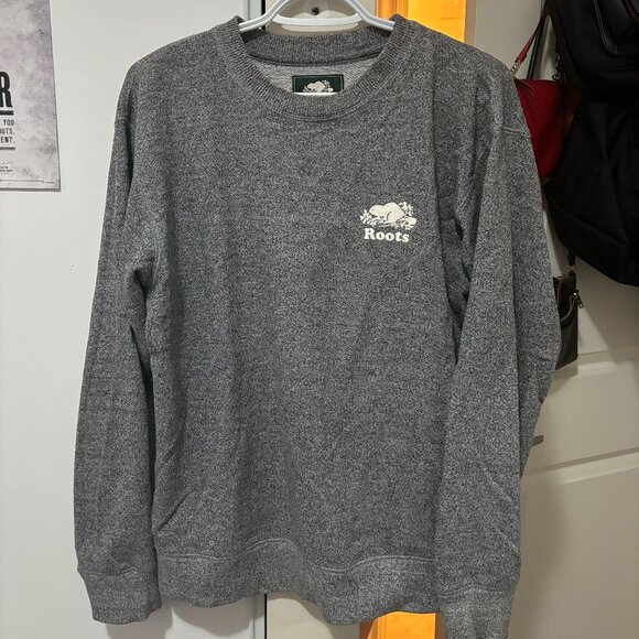 Oversized Roots Crew Sweatshirt - Picture 1 of 3